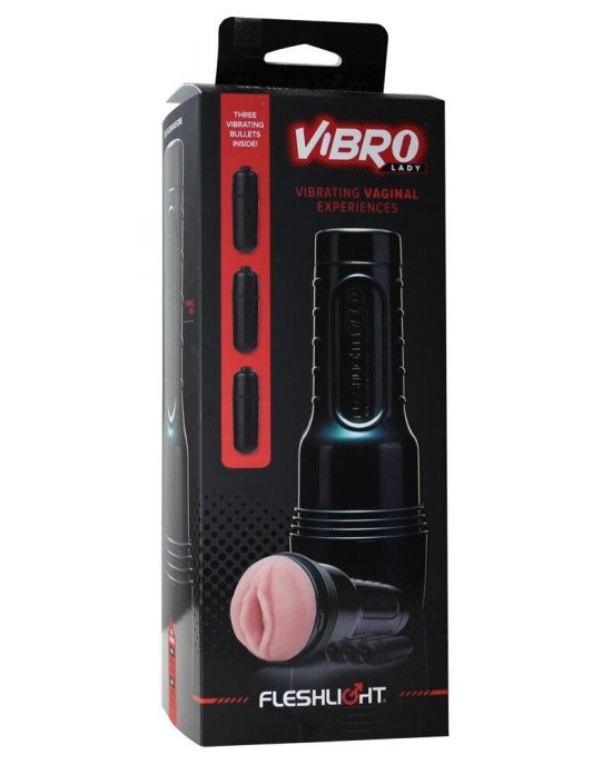 Мастурбатор з вібрацією Fleshlight Vibro Pink Lady Touch, три віброкулі, стимулювальний рельєф Мастурбатор з вібрацією Fleshlight Vibro Pink Lady Touch, три віброкулі, стимулювальний рельєф