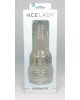 Мастурбатор вагина Fleshlight Ice Lady Crystal, напівпрозорий матеріал і корпус