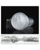 Мастурбатор вагина Fleshlight Ice Lady Crystal, напівпрозорий матеріал і корпус