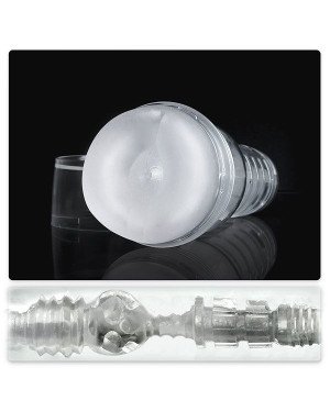 Мастурбатор попа Fleshlight Ice Butt Crystal полупрозорий корпус