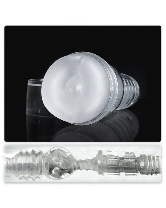 Мастурбатор попа Fleshlight Ice Butt Crystal полупрозорий корпус Мастурбатор попа Fleshlight Ice Butt Crystal полупрозорий корпус