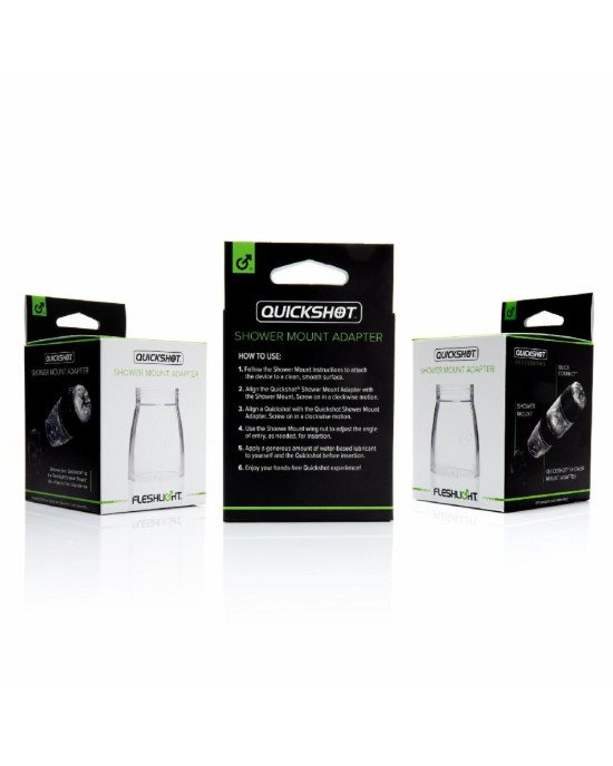 Адаптер Quickshot для Fleshlight Shower Mount Adapter для з'єднання Квікшота з кріпленням-присоскою Адаптер Quickshot для Fleshlight Shower Mount Adapter для з'єднання Квікшота з кріпленням-присоскою
