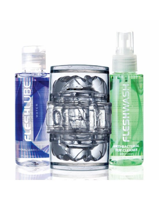 Мастурбатор Fleshlight Quickshot Vantage Value Pack: змазка і засіб для чищення Мастурбатор Fleshlight Quickshot Vantage Value Pack: змазка і засіб для чищення