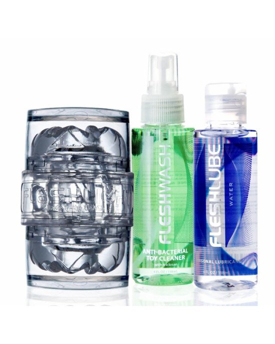 Мастурбатор Fleshlight Quickshot Vantage Value Pack: змазка і засіб для чищення Мастурбатор Fleshlight Quickshot Vantage Value Pack: змазка і засіб для чищення