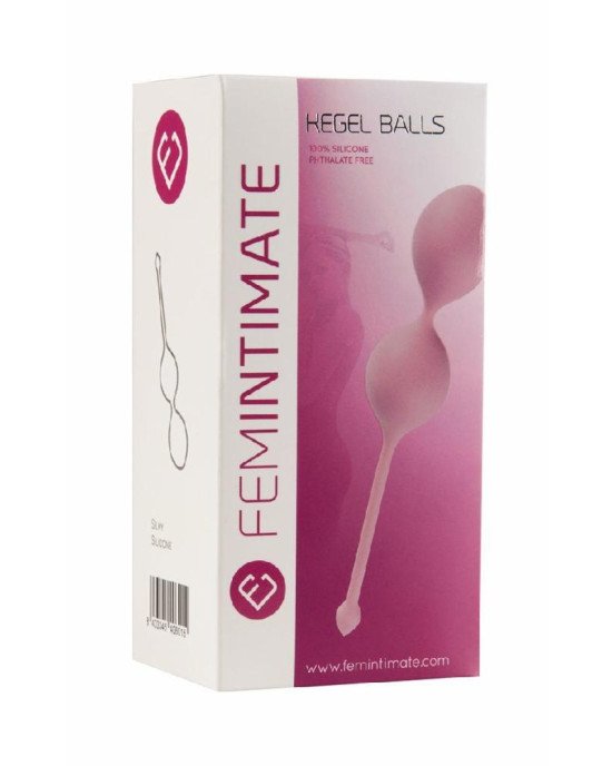 Вагінальні кульки Femintimate Kegel Balls, діаметр 3,5 см, маса 77 г Вагінальні кульки Femintimate Kegel Balls, діаметр 3,5 см, маса 77 г