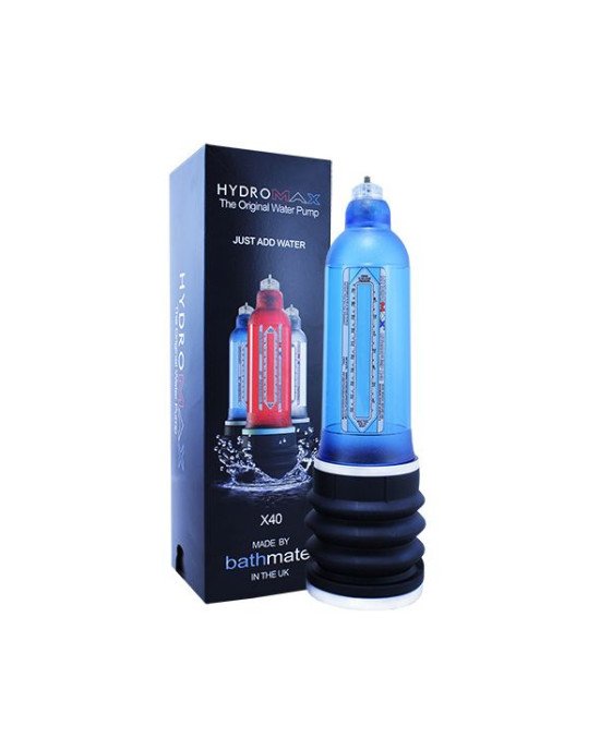 Гідропомпа Bathmate Hydromax 9 Blue (X40), для члена довжиною від 18 до 23см, діаметр до 5,5 см Гідропомпа Bathmate Hydromax 9 Blue (X40), для члена довжиною від 18 до 23см, діаметр до 5,5 см