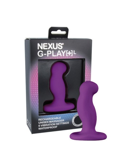 Вібромасажер простати Nexus G-Play Plus L Purple, макс діаметр 3,5 см, перезаряджається Вібромасажер простати Nexus G-Play Plus L Purple, макс діаметр 3,5 см, перезаряджається