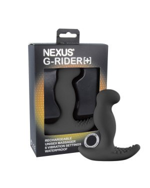 Масажер простати з вібрацією Nexus G-Rider Plus Black, макс діаметр 3,8см Масажер простати з вібрацією Nexus G-Rider Plus Black, макс діаметр 3,8см