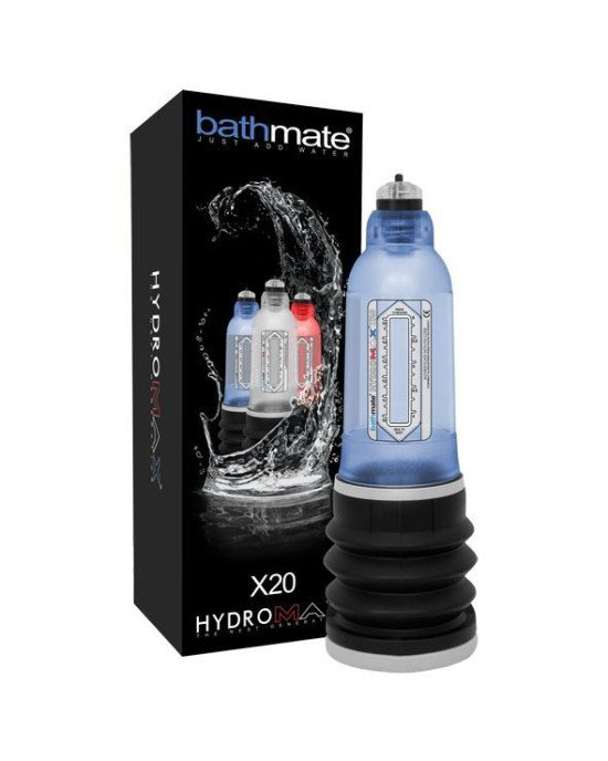 Гідропомпа Bathmate Hydromax 5 Blue (X20), для члена довжиною від 7,5 до 12,5 см, діаметр до 4,5 см Гідропомпа Bathmate Hydromax 5 Blue (X20), для члена довжиною від 7,5 до 12,5 см, діаметр до 4,5 см