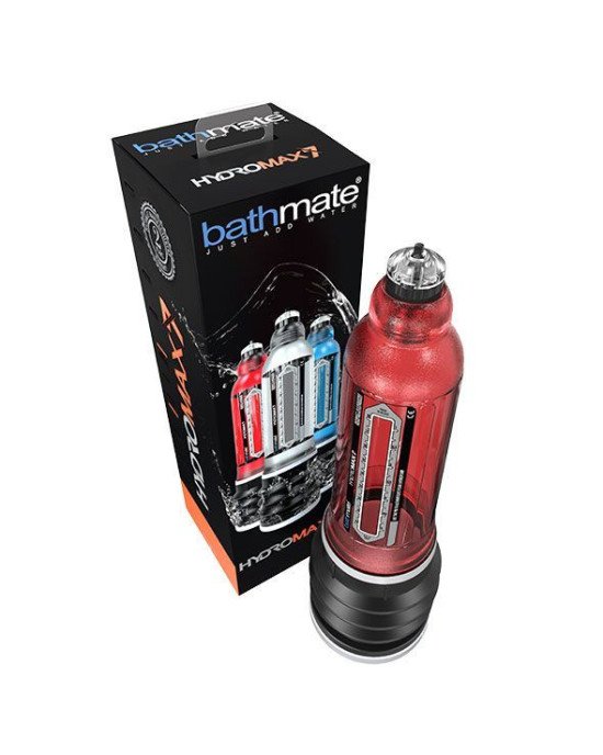 Гідропомпа Bathmate Hydromax 7 Red (X30), для члена довжиною від 12,5 до 18 см, діаметр до 5 см Гідропомпа Bathmate Hydromax 7 Red (X30), для члена довжиною від 12,5 до 18 см, діаметр до 5 см