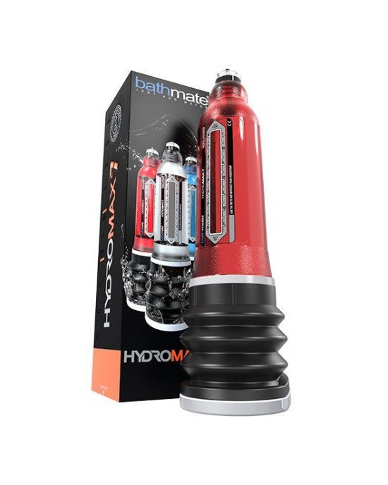 Гідропомпа Bathmate Hydromax 7 Red (X30), для члена довжиною від 12,5 до 18 см, діаметр до 5 см Гідропомпа Bathmate Hydromax 7 Red (X30), для члена довжиною від 12,5 до 18 см, діаметр до 5 см