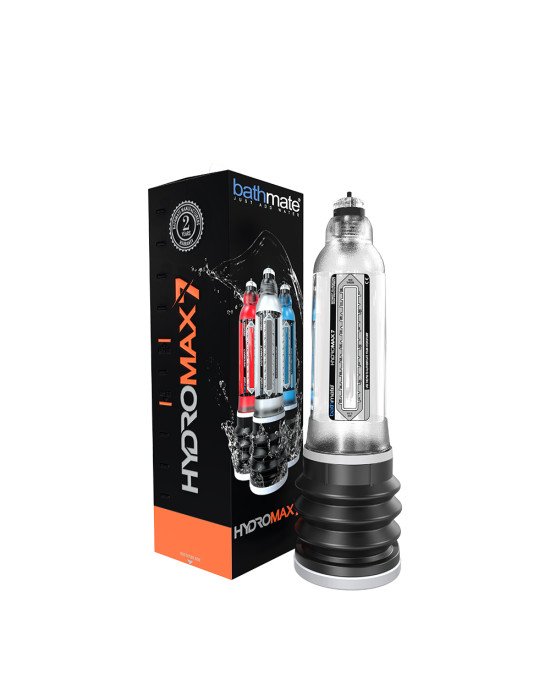 Гідропомпа Bathmate Hydromax 7 Clear (X30), для члена довжиною від 12,5 до 18 см, діаметр до 5 см Гідропомпа Bathmate Hydromax 7 Clear (X30), для члена довжиною від 12,5 до 18 см, діаметр до 5 см