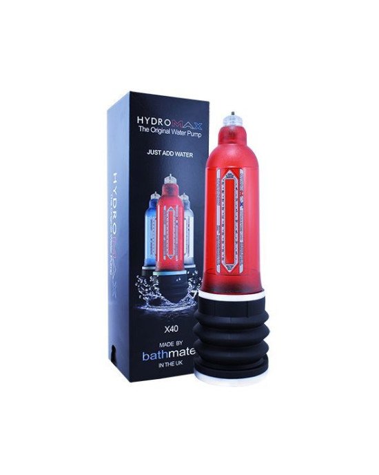 Гідро Bathmate Hydromax 9 Red (X40), для члена довжиною від 18 до 23см, діаметр до 5,5 см Гідро Bathmate Hydromax 9 Red (X40), для члена довжиною від 18 до 23см, діаметр до 5,5 см