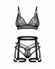 Комплект Obsessive Blomentis 3-pcs set XL/2XL