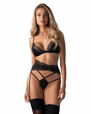 Комплект Obsessive Lobellis 3-pcs set M/L