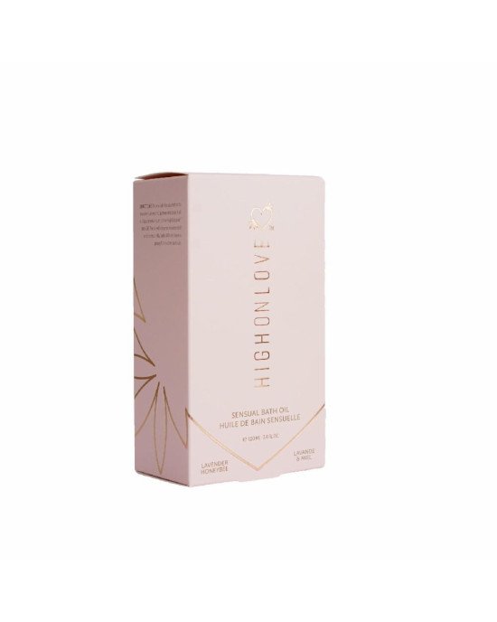 Преміальна олія для ванн HighOnLove Bath Oil - Lavender Honeybee (100 мл) з маслом насіння конопель Преміальна олія для ванн HighOnLove Bath Oil - Lavender Honeybee (100 мл) з маслом насіння конопель