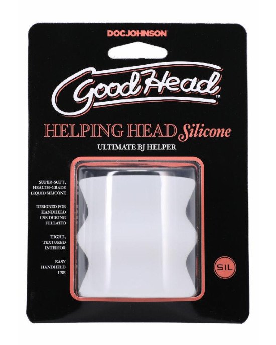 Мастурбатор Doc Johnson GoodHead - Helping Head Silicone