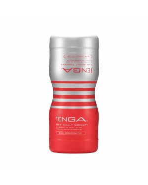Мастурбатор Tenga Dual Sensation Cup двосторонній, із двома незалежними каналами