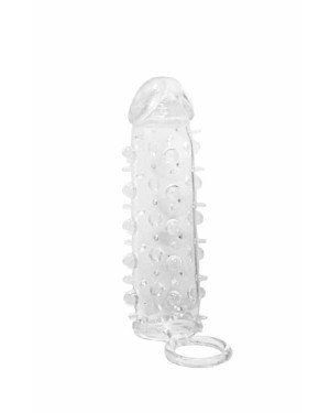 Насадка на член Dorcel Mr. Orgasm з кільцем для мошонки, ультрастімулюючий рельєф