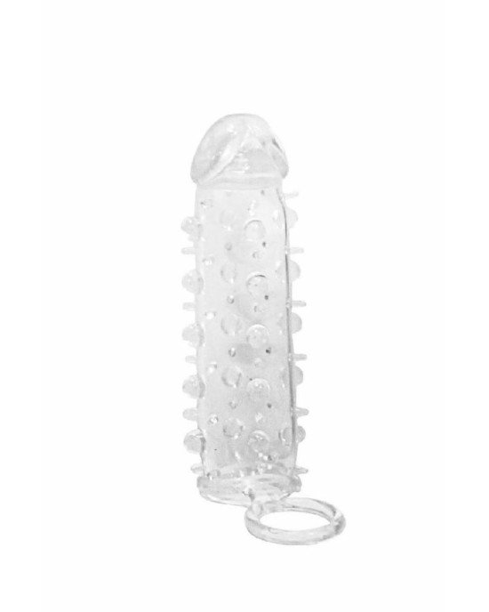 Насадка на член Dorcel Mr. Orgasm з кільцем для мошонки, ультрастімулюючий рельєф Насадка на член Dorcel Mr. Orgasm з кільцем для мошонки, ультрастімулюючий рельєф