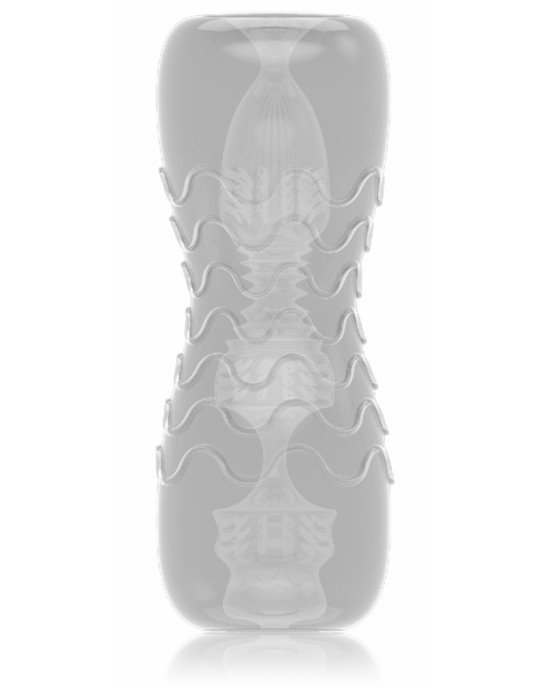 Мастурбатор Dorcel Double OO, двосторонній, два рельєфи Мастурбатор Dorcel Double OO, двосторонній, два рельєфи