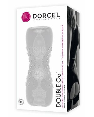 Мастурбатор Dorcel Double OO, двосторонній, два рельєфи Мастурбатор Dorcel Double OO, двосторонній, два рельєфи