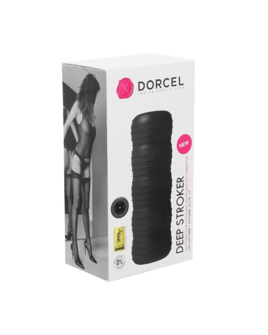 Мастурбатор Dorcel Deep Stroker, двосторонній, два рельєфи Мастурбатор Dorcel Deep Stroker, двосторонній, два рельєфи