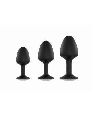 Анальна пробка Dorcel Geisha Plug Diamond L з кулькою всередині, створює вібрації, макс. діаметр 4 с