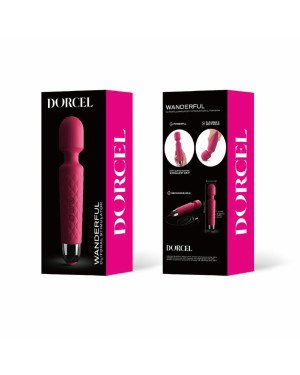 Мінівібромасажер Dorcel Wand Wanderful Magenta потужний, водонепроникний