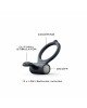 Ерекційне кільце Dorcel Power Clit Black V2 з вібрацією та язичком з щіточкою Ерекційне кільце Dorcel Power Clit Black V2 з вібрацією та язичком з щіточкою