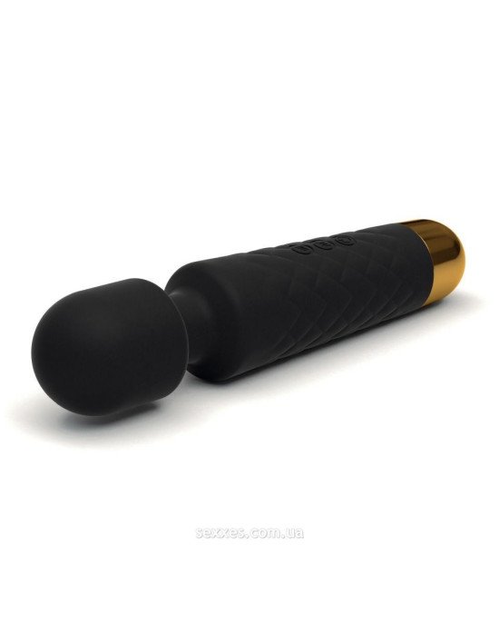 Мінівібромасажер Dorcel Wand Wanderful Black потужний, водонепроникний Мінівібромасажер Dorcel Wand Wanderful Black потужний, водонепроникний