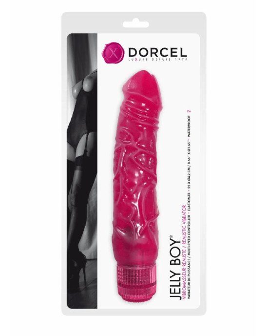 Фалоімітатор вібратор Dorcel Jelly Boy, діаметр 4,2см ТПЕ, плавне регулювання потужності вібрації Фалоімітатор вібратор Dorcel Jelly Boy, діаметр 4,2см ТПЕ, плавне регулювання потужності вібрації
