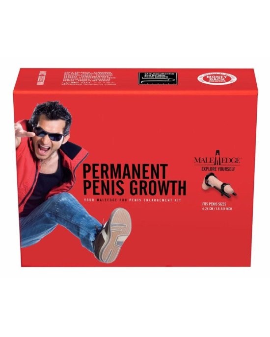 Екстендер для збільшення члена Male Edge Pro, ремінцевий, вага всього 65 г, міцний пластик