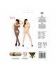 Бодістокінг Passion BS022 white, комбінезон Бодістокінг Passion BS022 white, комбінезон