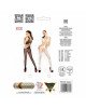 Бодістокінг Passion BS030 white, комбінезон, імітація топа і легінсів Бодістокінг Passion BS030 white, комбінезон, імітація топа і легінсів