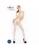 Бодістокінг Passion BS030 white, комбінезон, імітація топа і легінсів Бодістокінг Passion BS030 white, комбінезон, імітація топа і легінсів