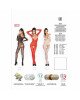 Бодістокінг Passion BS031 red, комбінезон з відкритими грудьми Бодістокінг Passion BS031 red, комбінезон з відкритими грудьми