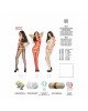 Бодістокінг Passion BS032 red, комбінезон, топ і велика сітка Бодістокінг Passion BS032 red, комбінезон, топ і велика сітка