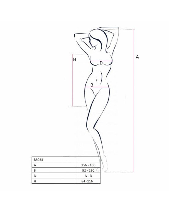 Бодістокінг Passion BS033 white, сукня-сітка на бретелях, прозора Бодістокінг Passion BS033 white, сукня-сітка на бретелях, прозора