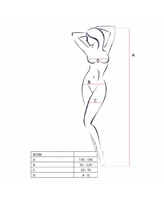 Бодістокінг Passion BS036 white, комбінезон, лямки через одне плече Бодістокінг Passion BS036 white, комбінезон, лямки через одне плече
