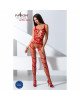 Бодістокінг Passion BS058 red, комбінезон, дуже повітряний Бодістокінг Passion BS058 red, комбінезон, дуже повітряний