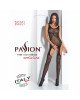 Бодістокінг Passion BS061 black, комбінезон, імітація панчох Бодістокінг Passion BS061 black, комбінезон, імітація панчох