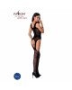 Бодістокінг Passion BS061 black, комбінезон, імітація панчох Бодістокінг Passion BS061 black, комбінезон, імітація панчох