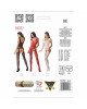 Бодистокинг Passion BS062 red, комбинезон, имитация чулок Бодистокинг Passion BS062 red, комбинезон, имитация чулок