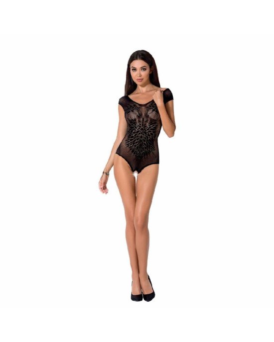 Бодистокинг Passion BS064 black, боди, закрытое плечо Бодистокинг Passion BS064 black, боди, закрытое плечо