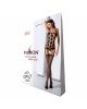 Бодістокінг Passion BS067 black, комбінезон, імітація панчох і топа на бретелях Бодістокінг Passion BS067 black, комбінезон, імітація панчох і топа на бретелях