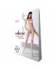 Бодістокінг Passion BS069 white, комбінезон, імітація панчох і боді Бодістокінг Passion BS069 white, комбінезон, імітація панчох і боді