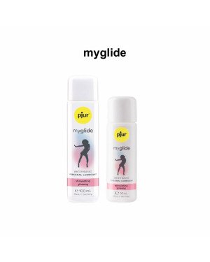 Збуджувальна змазка на водній основі pjur my glide 30 мл, з женьшенем, зігріває Збуджувальна змазка на водній основі pjur my glide 30 мл, з женьшенем, зігріває