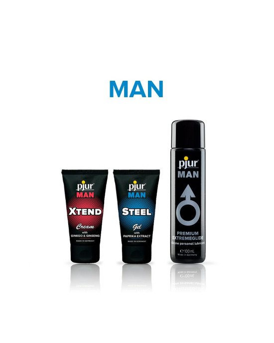 Густа силіконова змазка pjur MAN Premium Extremeglide 100 мл із тривалим ефектом, економна Густа силіконова змазка pjur MAN Premium Extremeglide 100 мл із тривалим ефектом, економна