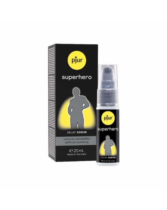 Пролонгувальний гель pjur Superhero Serum 20 мл, створює невидиму плівку, що знижує чутливість Пролонгувальний гель pjur Superhero Serum 20 мл, створює невидиму плівку, що знижує чутливість